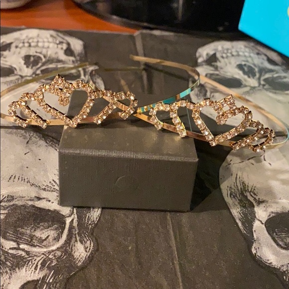 Accessories - B2G1 Two pack gold tiaras